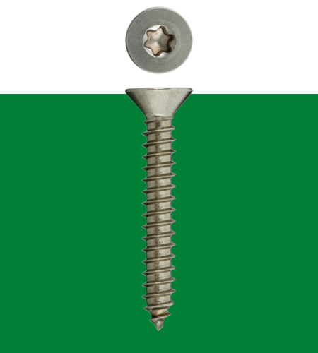 ISO 14586 Stainless Steel Hexalobular Socket Countersunk Head Tapping Screws SS304 Grade from Supreme Screws India