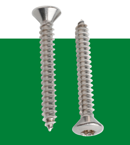 ISO 14587 Stainless Steel Hexalobular Socket Raised Countersunk Head Tapping Screws from Supreme Screws